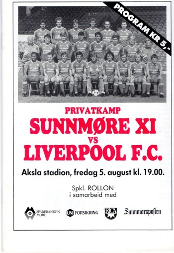 Match programme